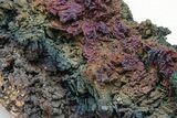 Vibrant, Iridescent Hematite After Goethite Formation - Georgia #209823-2